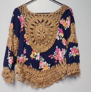 NWT - Love J Floral Print Shirt - Size L